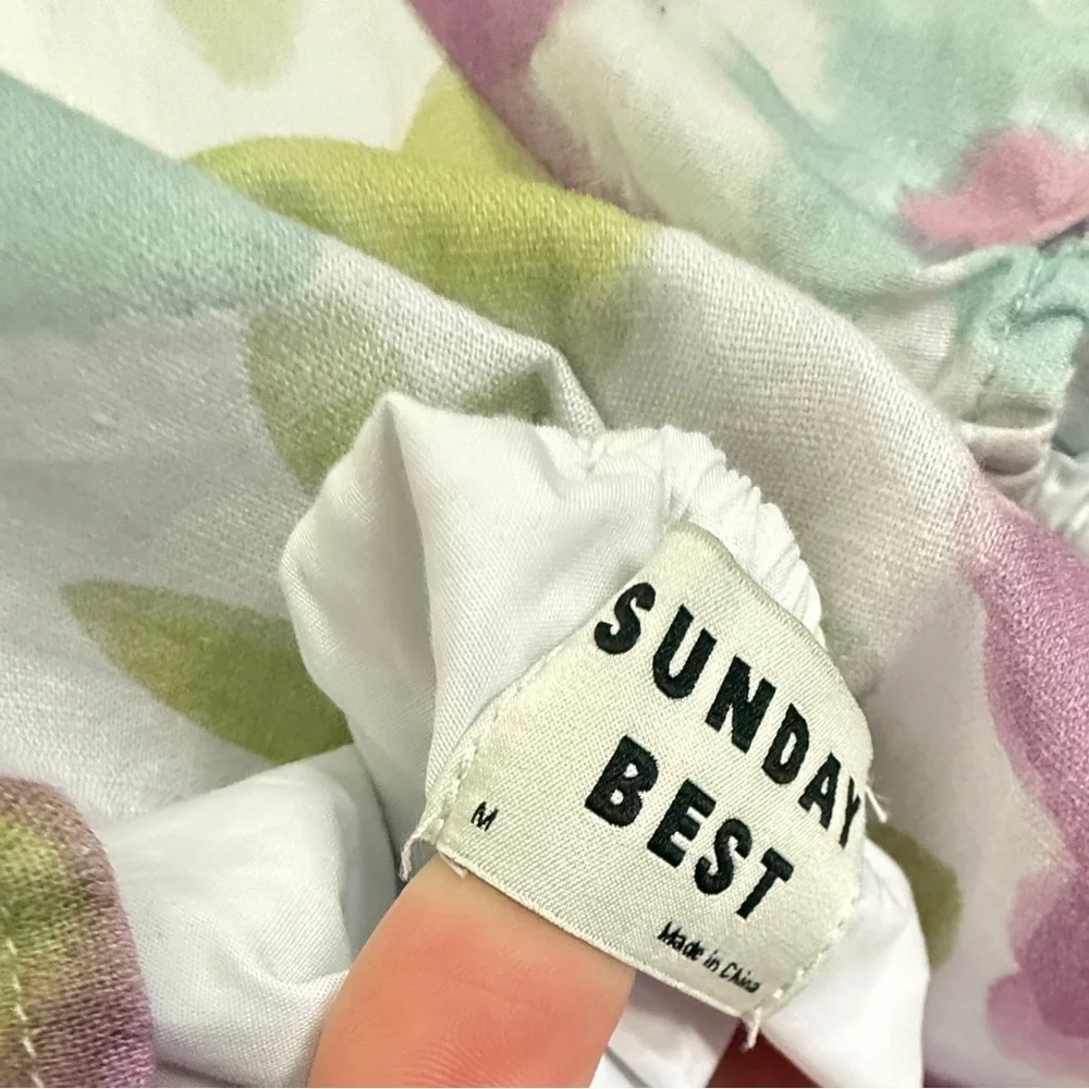Aritzia Sunday Best Floral Puff Sleeve Dress - Picture 5 of 5